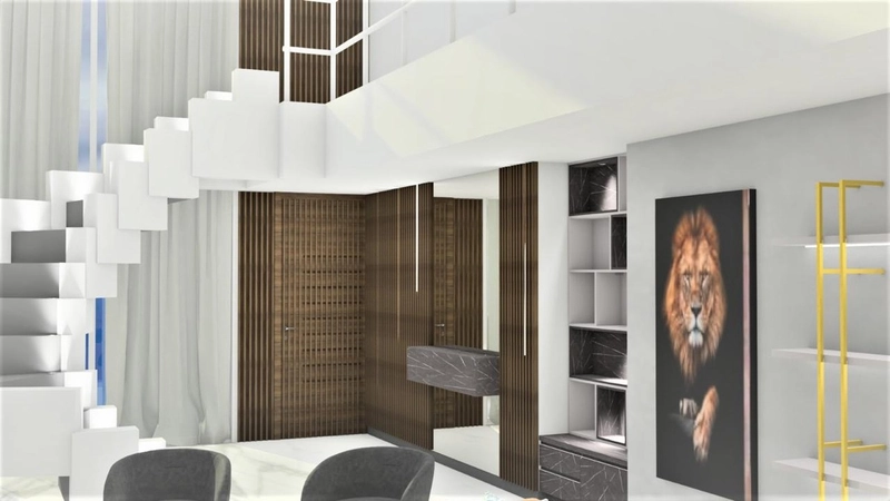 Sobrado contemporâneo com arquitetura diferenciada!: 5ª foto da galeria de imagens do imóvel