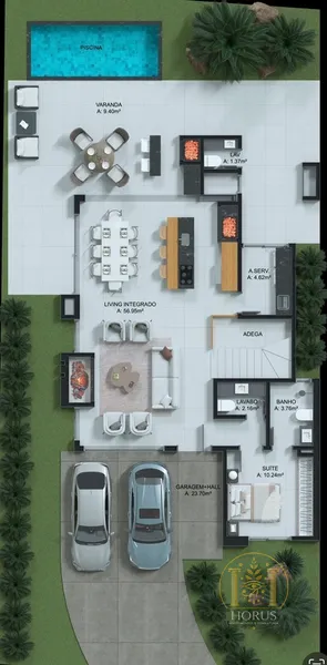 Sobrado no Blue com 4 suítes - Valor Inédito: 4ª foto da galeria de imagens do imóvel