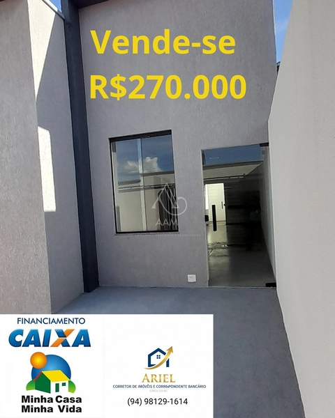 Casa padrão Minha Casa Minha vida : 2ª foto da galeria de imagens do imóvel