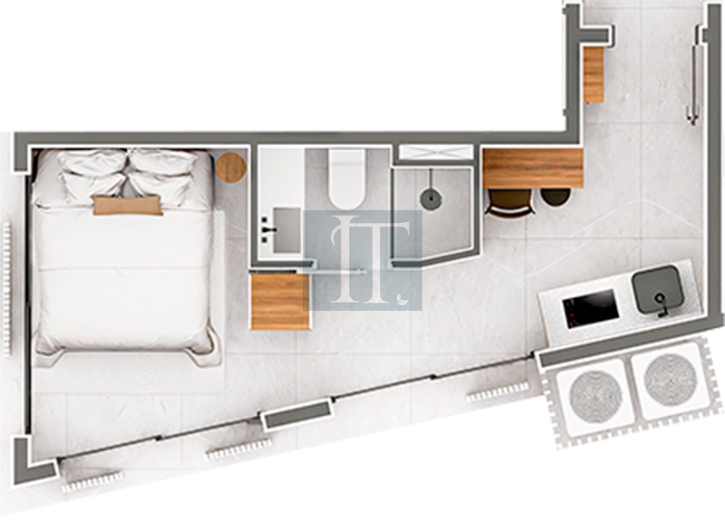 Apartamentos stúdios à venda em Canasvieiras : 26ª foto da galeria de imagens do imóvel