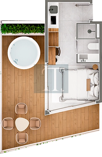 Apartamentos stúdios à venda em Canasvieiras : 22ª foto da galeria de imagens do imóvel