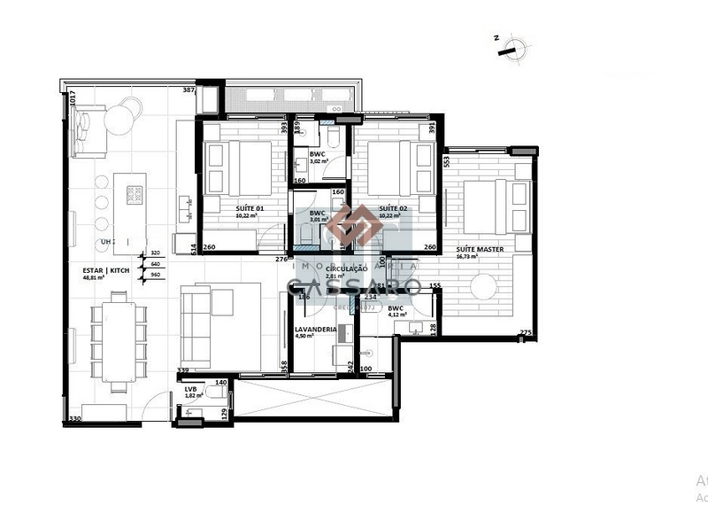 Apartamento com 3 suítes à venda em Jurerê - Florianópolis: 27ª foto da galeria de imagens do imóvel