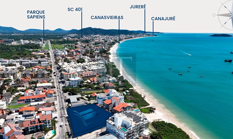 Apartamento stúdio à venda ao lado do mar na Cachoeira do Bom Jesus : 24ª foto da galeria de imagens do imóvel