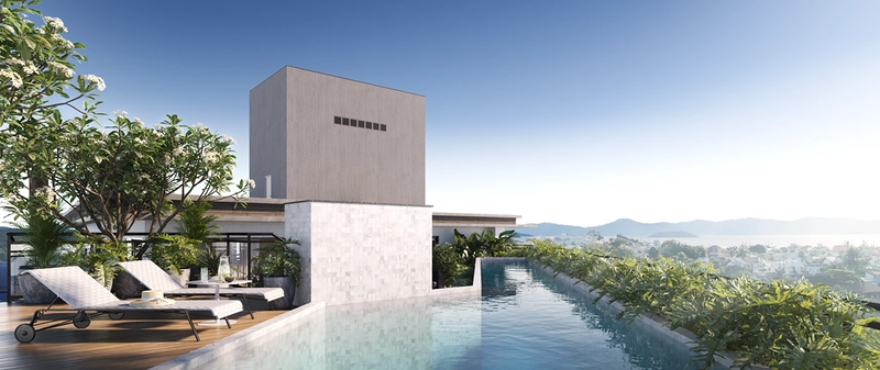 Apartamento Garden com 1 dormitório à venda na Cachoeira do Bom Jesus  - Fase final de obra : 13ª foto da galeria de imagens do imóvel