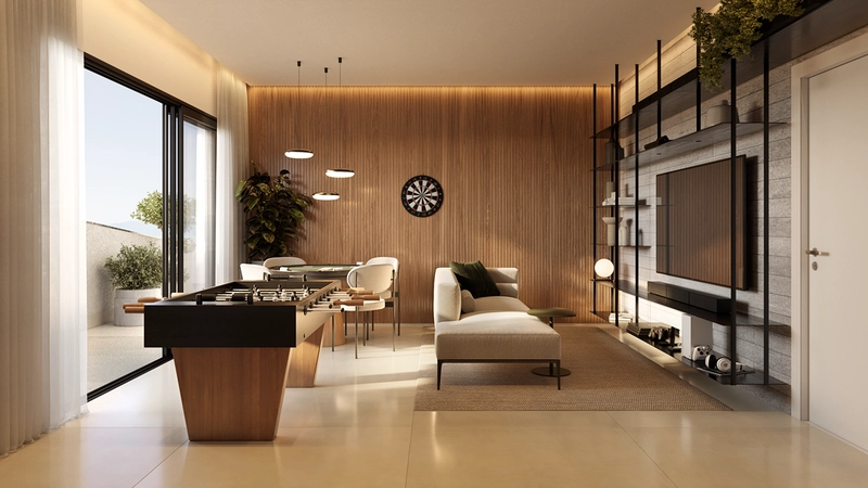 Apartamento Garden com 1 dormitório à venda na Cachoeira do Bom Jesus  - Fase final de obra : 14ª foto da galeria de imagens do imóvel