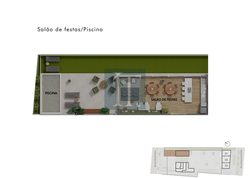 Apartamento de 2 dormitórios à venda  no Smart Nova Cachoeira: 15ª foto da galeria de imagens do imóvel