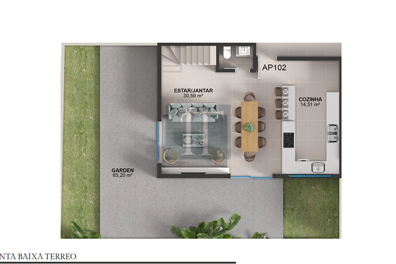 Apto 3 quartos à venda 150 metros do mar: 4ª foto da galeria de imagens do imóvel