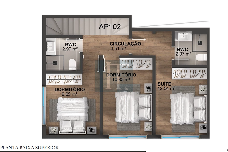 Apto 3 quartos à venda 150 metros do mar: 5ª foto da galeria de imagens do imóvel