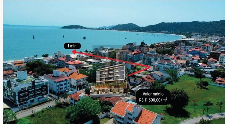 Cobertura à venda a 150 metros do mar na Cachoeira do Bom Jesus : 2ª foto da galeria de imagens do imóvel