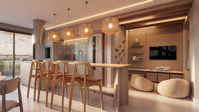 Cobertura à venda na Cachoeira do Bom Jesus | 2 dormitórios | Vista panorâmica: 10ª foto da galeria de imagens do imóvel