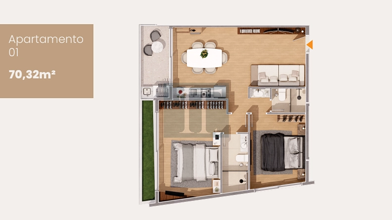 Apartamento 2 quartos à venda em Canasvieiras - Florianópolis : 7ª foto da galeria de imagens do imóvel