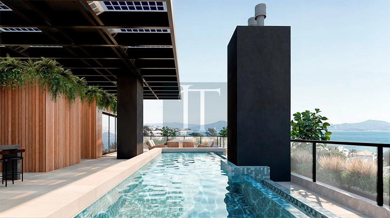 Apartamento Garden com 1 quarto à venda  a 150 metros do mar na Cachoeira do Bom Jesus : 9ª foto da galeria de imagens do imóvel