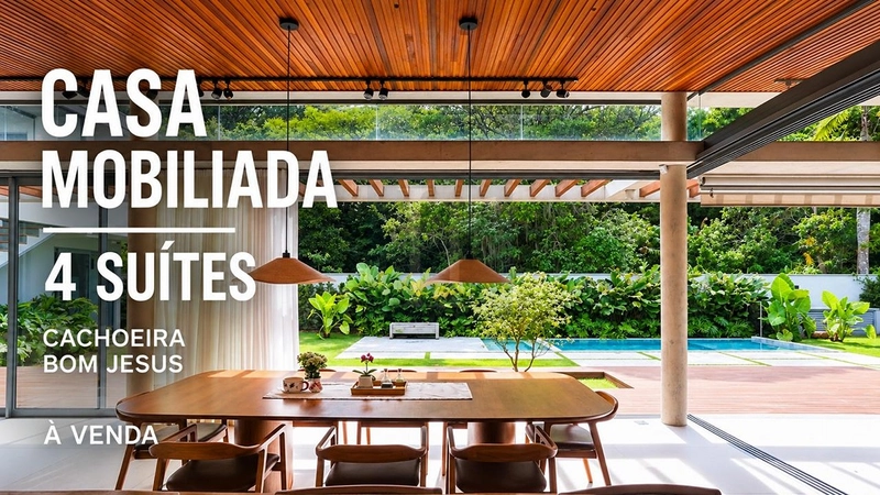 Casa a venda em condomínio fechado  a300 metros do mar -Cachoeira do Bom Jesus : 2ª foto da galeria de imagens do imóvel