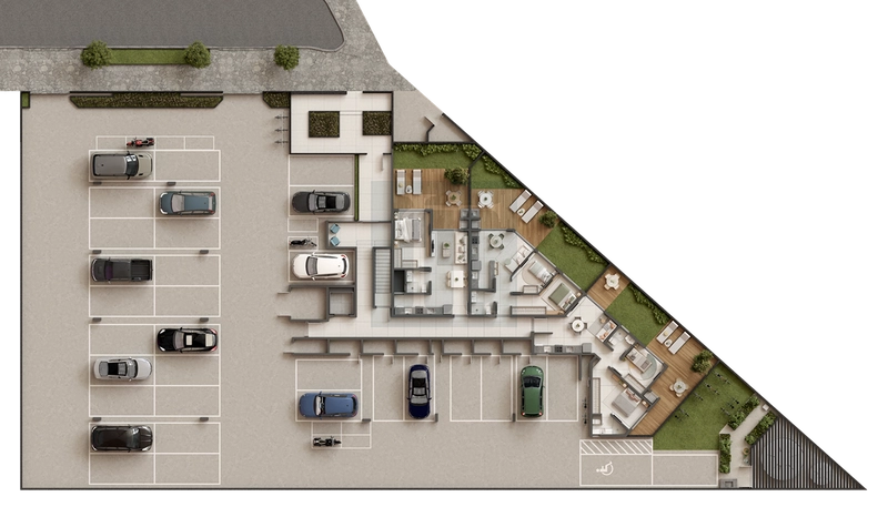 Entre 2027 de apartamento novo - 2 quartos - Cachoeira Bom Jesus - Florianópolis : 13ª foto da galeria de imagens do imóvel