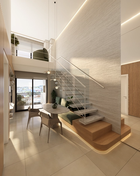 Entre 2027 de apartamento novo - 2 quartos - Cachoeira Bom Jesus - Florianópolis : 5ª foto da galeria de imagens do imóvel