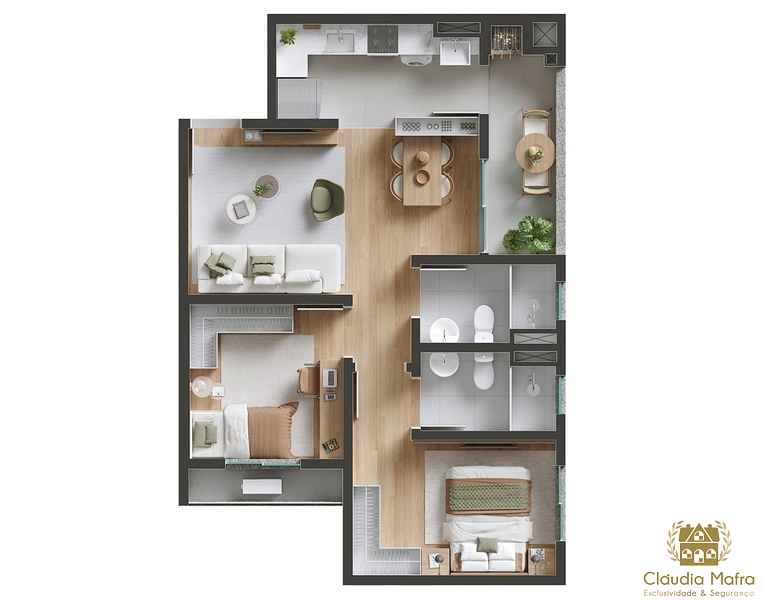 Apartamento no Freiburg Urban Club, Amizade: 12ª foto da galeria de imagens do imóvel