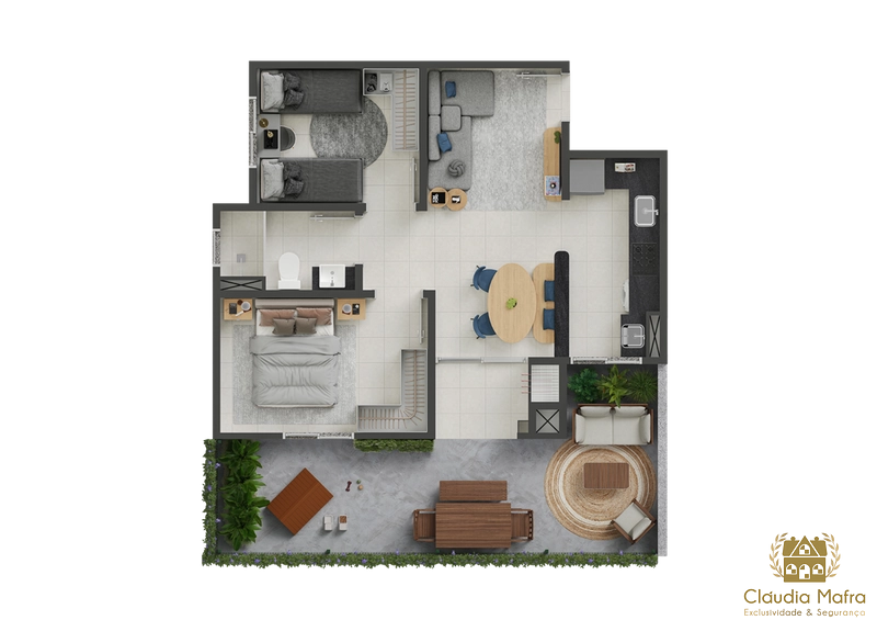 Apartamento  com giardino no Freiburg Urban Club, Amizade: 13ª foto da galeria de imagens do imóvel