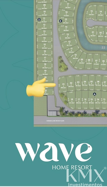 📍 TERRENO À VENDA | CONDOMÍNIO WAVE: 2ª foto da galeria de imagens do imóvel