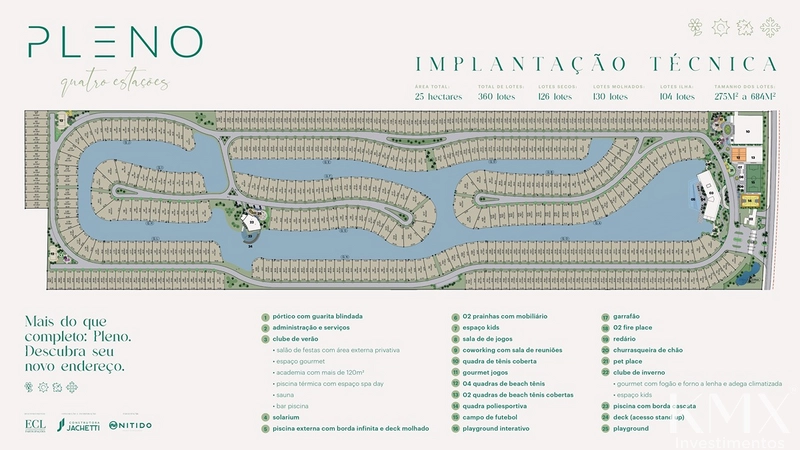 📍 Terreno à venda no Condomínio Pleno: 2ª foto da galeria de imagens do imóvel