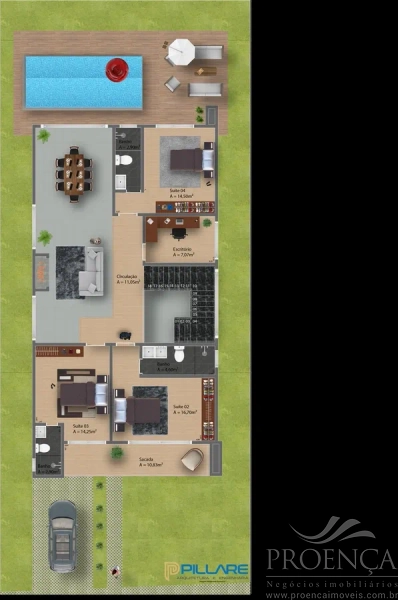 Casas em condomínio à venda em Xangri-Lá, Condomínio Acqualina Beach.: 4ª foto da galeria de imagens do imóvel