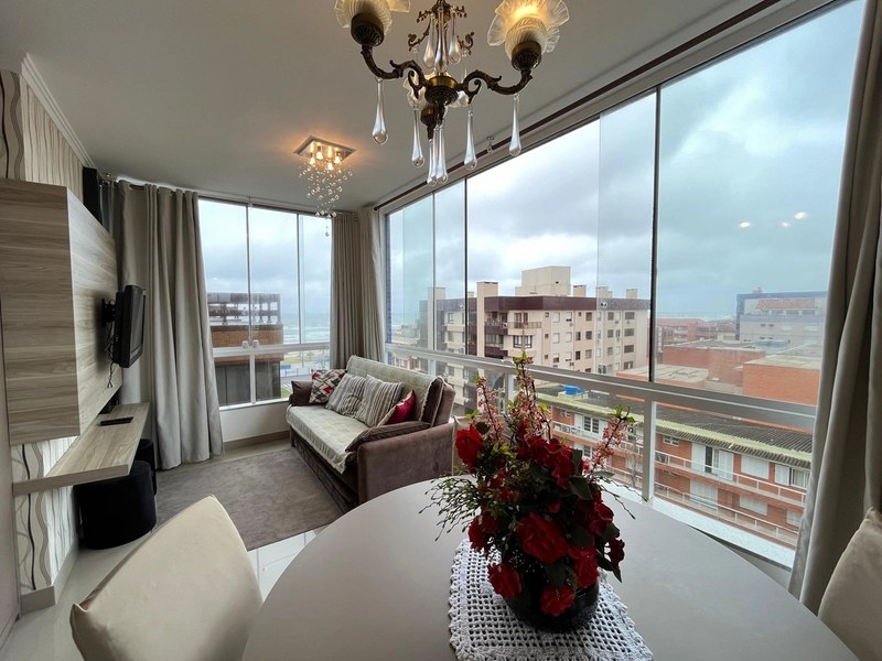 Apartamento de 02 Dormitórios com eterna  vista para mar: 2ª foto da galeria de imagens do imóvel