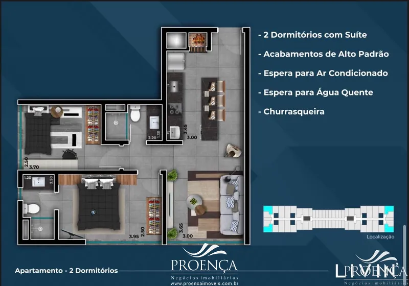 Venha comprar apartamento onde sera a Rua Coberta em Atlântida!: 13ª foto da galeria de imagens do imóvel