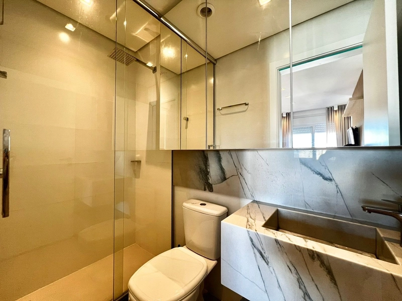 APARTAMENTO DE FRENTE MOBILIADOE DECORADO - NAVEGANTES- CAPÃO DA CANOA: 2ª foto da galeria de imagens do imóvel