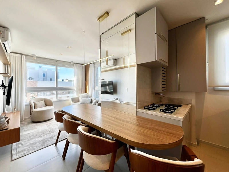 APARTAMENTO DE FRENTE MOBILIADOE DECORADO - NAVEGANTES- CAPÃO DA CANOA: 21ª foto da galeria de imagens do imóvel