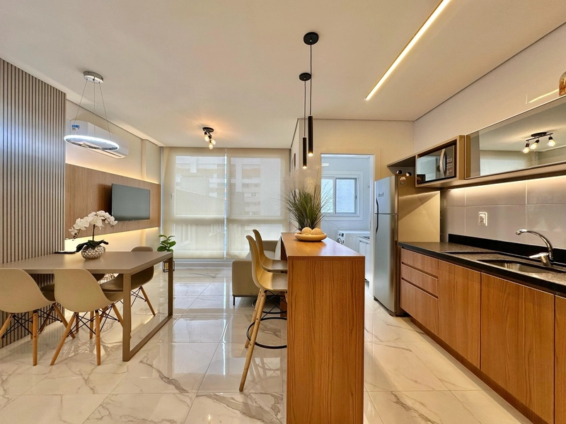 Apartamento de 2 Dormitórios Mobiliado e Decorado: 1ª foto da galeria de imagens do imóvel