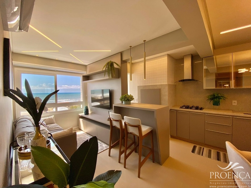 Apartamento com 2 suítes vista mar mobiliado e decorado!: 1ª foto da galeria de imagens do imóvel