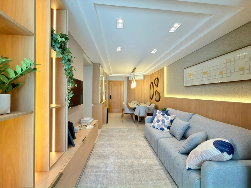 APARTAMENTO 2 DORM. À VENDA COM SACADA DE FRENTE: 4ª foto da galeria de imagens do imóvel