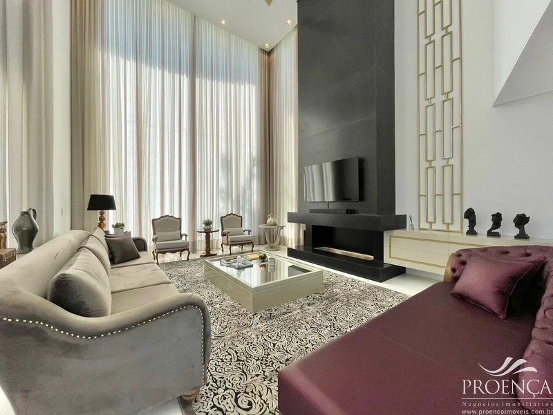 Mansão Beira Lago 5 suítes, 521m² Fachada contemporânea.: 2ª foto da galeria de imagens do imóvel
