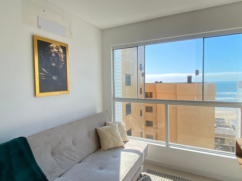 Apartamento de 1 Dormitório com box e vista mar: 2ª foto da galeria de imagens do imóvel