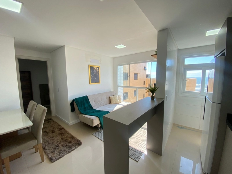 Apartamento de 1 Dormitório com box e vista mar: 4ª foto da galeria de imagens do imóvel