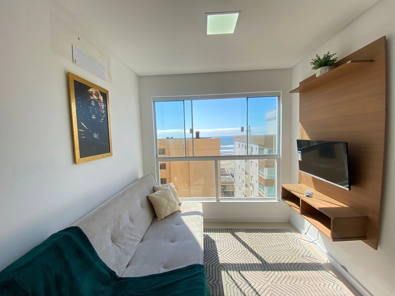 Apartamento de 1 Dormitório com box e vista mar: 1ª foto da galeria de imagens do imóvel