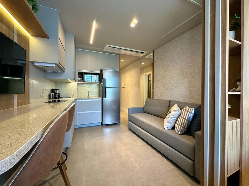 LOFT MOBILIADO E DECORADO EM ATLÂNTIDA: 8ª foto da galeria de imagens do imóvel