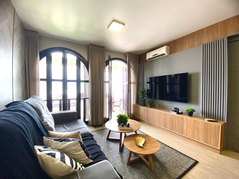 Apartamento com 2 dormitórios na beira mar de Capão da Canoa Centro.: 1ª foto da galeria de imagens do imóvel