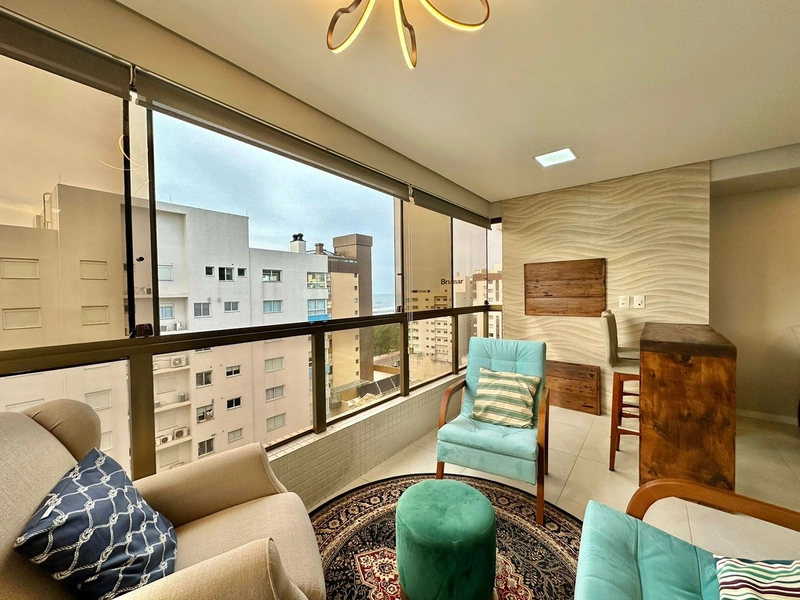 Apartamento de frente com vista mar!mobiliado e decorado, Navegantes!: 3ª foto da galeria de imagens do imóvel