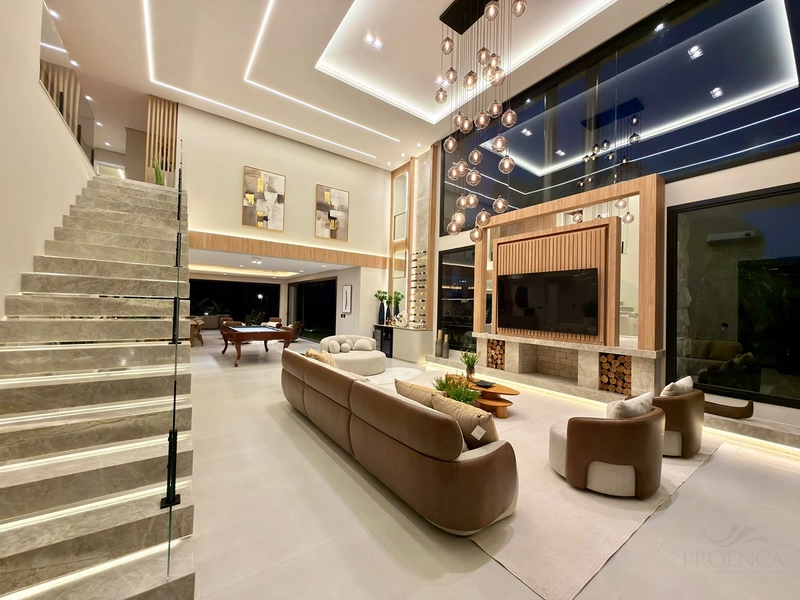 SOBRADO DE LUXO À VENDA EM CAPÃO DA CANOA! 5 SUÍTES • 481 M² • PISCINA • CINEMA: 4ª foto da galeria de imagens do imóvel
