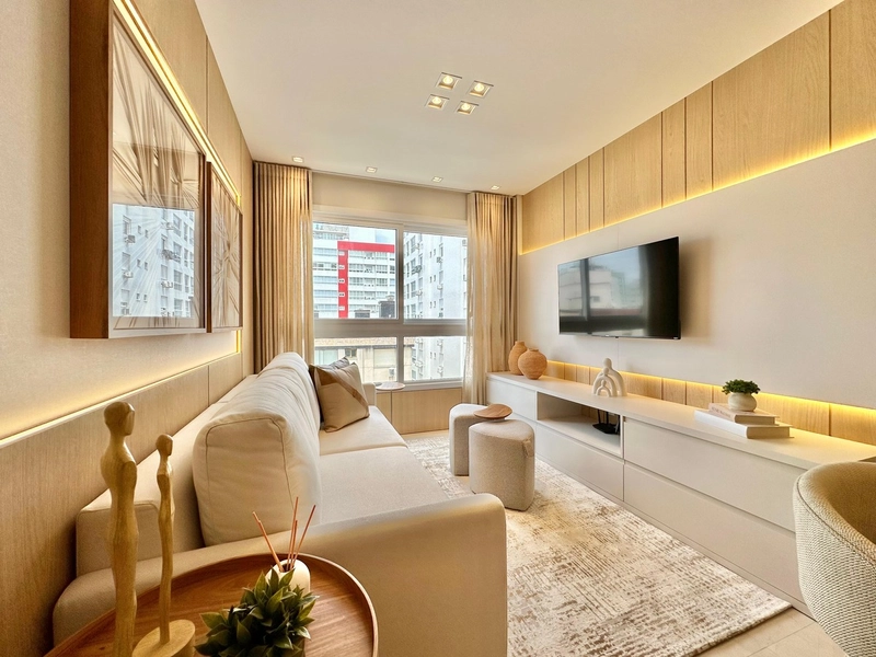 APARTAMENTO MOBILIADO E DECORADO EM CAPÃO DA CANOA!: 2ª foto da galeria de imagens do imóvel