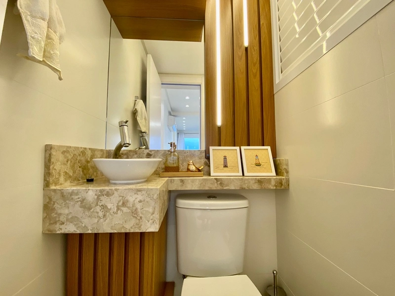 Apartamento com 2 suítes vista mar Mobiliado e Decorado!: 15ª foto da galeria de imagens do imóvel