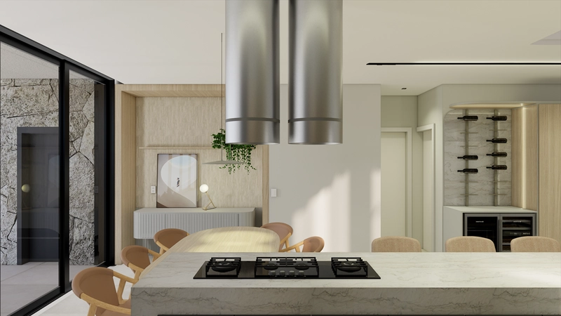 Sobrado com arquitetura uníca no Condomínio Amare: 10ª foto da galeria de imagens do imóvel