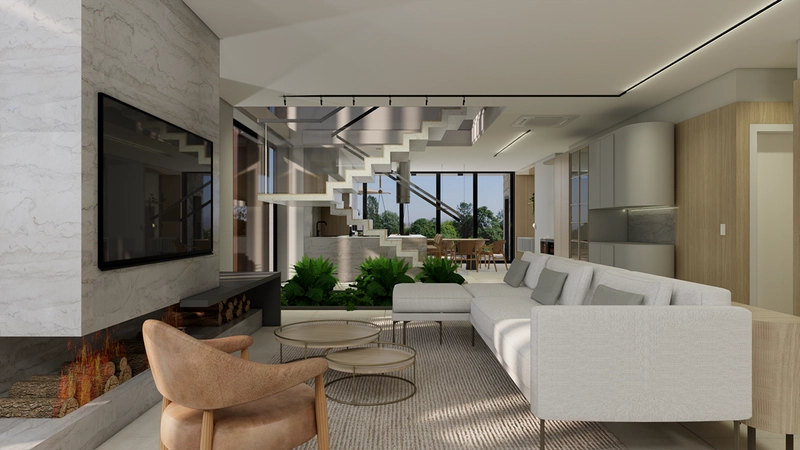 Sobrado com arquitetura uníca no Condomínio Amare: 1ª foto da galeria de imagens do imóvel