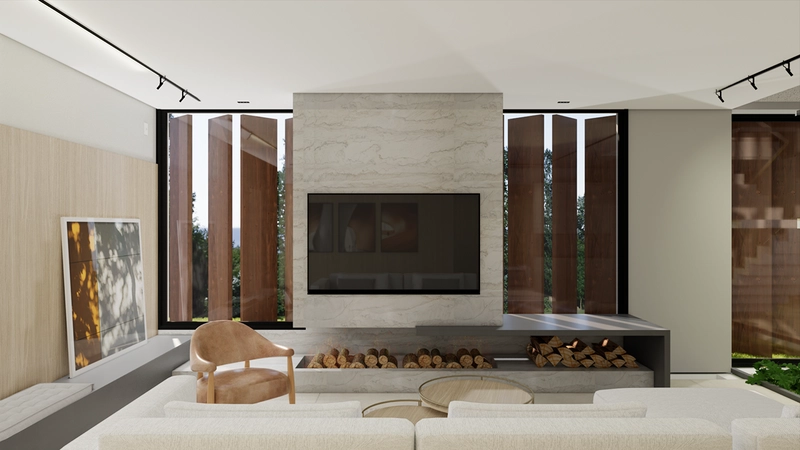 Sobrado com arquitetura uníca no Condomínio Amare: 8ª foto da galeria de imagens do imóvel