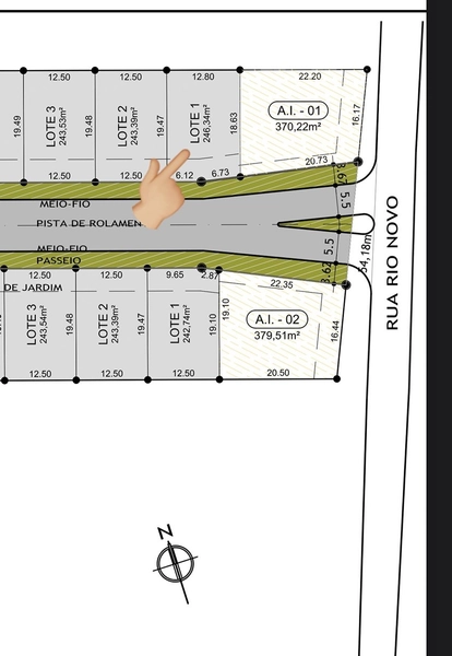 Excelente terreno no centro de Xangri-Lá - Bairro Planejado Boulevard: 1ª foto da galeria de imagens do imóvel