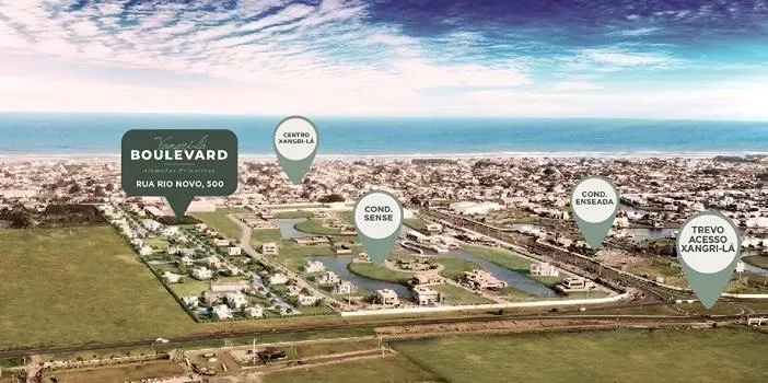 Excelente terreno no centro de Xangri-Lá - Bairro Planejado Boulevard: 2ª foto da galeria de imagens do imóvel