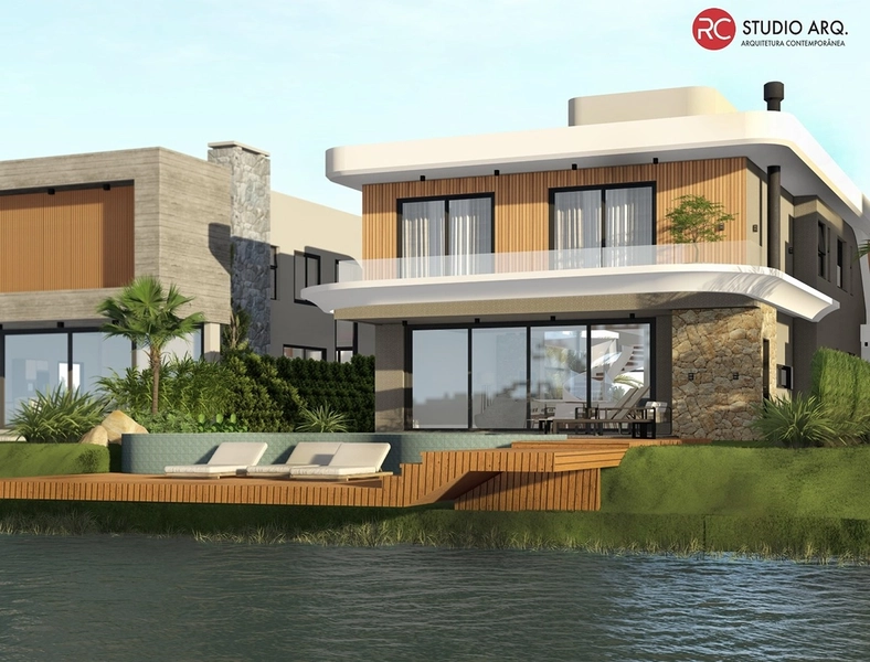Excelente Casa Na Beira Do Lago No Condomínio Amare em Xangri-lá.: 8ª foto da galeria de imagens do imóvel