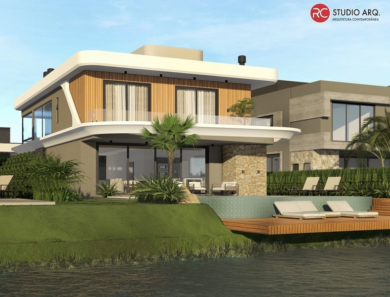 Excelente Casa Na Beira Do Lago No Condomínio Amare em Xangri-lá.: 7ª foto da galeria de imagens do imóvel