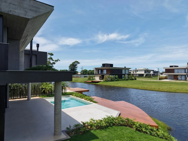 Sobrado beira lago no condominio Amare em Xangri-lá: 50ª foto da galeria de imagens do imóvel