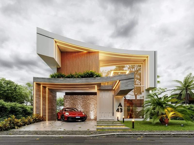 Sobrado de projeto diferenciado, com altíssimo padrão construtivo. : 3ª foto da galeria de imagens do imóvel